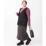 【大きいサイズ/soso×eur3】Vネックベスト | eur3 | 詳細画像18 