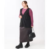 【大きいサイズ/soso×eur3】Vネックベスト | eur3 | 詳細画像19 