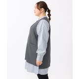 【大きいサイズ/soso×eur3】Vネックベスト | eur3 | 詳細画像4 