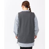 【大きいサイズ/soso×eur3】Vネックベスト | eur3 | 詳細画像5 