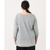 【大きいサイズ】裾レースプルオーバー | eur3 | 詳細画像8 