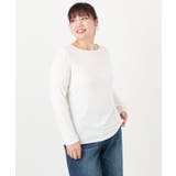 【大きいサイズ】Uネック長袖カットソー | eur3 | 詳細画像3 