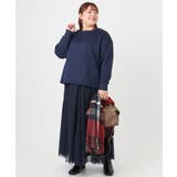 【大きいサイズ】フクレジャカードトップス | eur3 | 詳細画像11 