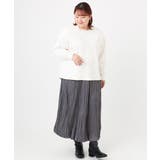 【大きいサイズ】フクレジャカードトップス | eur3 | 詳細画像20 