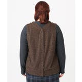 【大きいサイズ】2wayラメシャギーベスト | eur3 | 詳細画像13 