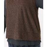 【大きいサイズ】2wayラメシャギーベスト | eur3 | 詳細画像17 