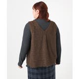 【大きいサイズ】2wayラメシャギーベスト | eur3 | 詳細画像19 