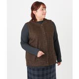 【大きいサイズ】2wayラメシャギーベスト | eur3 | 詳細画像20 