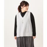 【大きいサイズ】2wayラメシャギーベスト | eur3 | 詳細画像24 