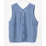 【大きいサイズ】2wayラメシャギーベスト | eur3 | 詳細画像6 