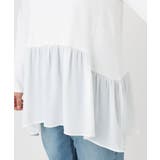 【大きいサイズ】異素材ドッキングカットソー | eur3 | 詳細画像10 