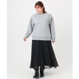 【大きいサイズ/a.v.v×eur3】ラメ裏起毛スウェットプルオーバー | eur3 | 詳細画像22 