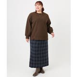 【大きいサイズ】起毛スウェットライクトップス | eur3 | 詳細画像15