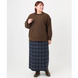 【大きいサイズ】起毛スウェットライクトップス | eur3 | 詳細画像16