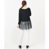 【大きいサイズ】ダンボールカットソー×レースインナーセット | eur3 | 詳細画像29 