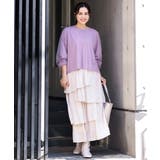 【大きいサイズ】チュールデザインカットソー | eur3 | 詳細画像12 