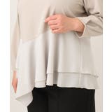 【大きいサイズ】カットジョーゼットイレヘムトップス | eur3 | 詳細画像10 