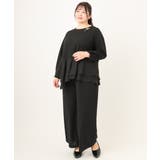 【大きいサイズ】カットジョーゼットイレヘムトップス | eur3 | 詳細画像16 