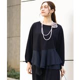 【大きいサイズ】カットジョーゼットイレヘムトップス | eur3 | 詳細画像2 