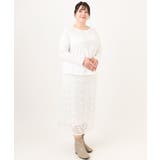 【大きいサイズ】レースコンビカットソー | eur3 | 詳細画像20 