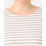 【大きいサイズ】リップルボーダーカットソー | eur3 | 詳細画像13 