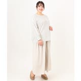 【大きいサイズ】リップルボーダーカットソー | eur3 | 詳細画像18 
