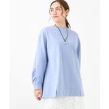 【大きいサイズ】袖ギャザーウラケプルオーバー | eur3 | 詳細画像1 