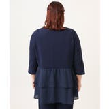 【大きいサイズ/セットアップ対応】カットジョーゼットバックティアードカットソー | eur3 | 詳細画像11 