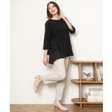 【大きいサイズ/セットアップ対応】カットジョーゼットバックティアードカットソー | eur3 | 詳細画像22 