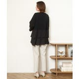 【大きいサイズ/セットアップ対応】カットジョーゼットバックティアードカットソー | eur3 | 詳細画像23 