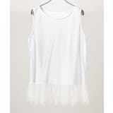 【大きいサイズ】レースヘムタンクトップ | eur3 | 詳細画像9 