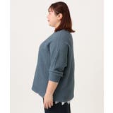 【大きいサイズ】リップルジャージー2WAYカットソー | eur3 | 詳細画像17 