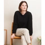 【大きいサイズ】リップルジャージー2WAYカットソー | eur3 | 詳細画像23 