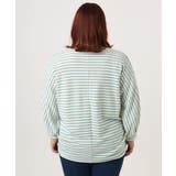 【WEB先行販売】【大きいサイズ】リップルボーダーカットソー | eur3 | 詳細画像12