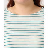 【WEB先行販売】【大きいサイズ】リップルボーダーカットソー | eur3 | 詳細画像13