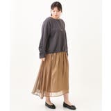 【大きいサイズ】袖ギャザー裏毛トップス | eur3 | 詳細画像34 