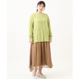 【大きいサイズ】クルーネックシアーカットソー | eur3 | 詳細画像16 