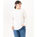 【大きいサイズ】クルーネックシアーカットソー | eur3 | 詳細画像23 