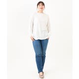 【大きいサイズ】クルーネックシアーカットソー | eur3 | 詳細画像24 