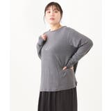 【大きいサイズ】クルーネックシアーカットソー | eur3 | 詳細画像27 