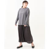 【大きいサイズ】クルーネックシアーカットソー | eur3 | 詳細画像28 