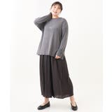 【大きいサイズ】クルーネックシアーカットソー | eur3 | 詳細画像30 