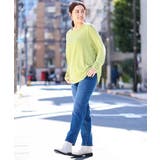 【大きいサイズ】クルーネックシアーカットソー | eur3 | 詳細画像4 