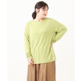 【大きいサイズ】クルーネックシアーカットソー | eur3 | 詳細画像5 