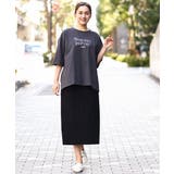 【大きいサイズ】ドロップショルダーロゴTシャツ | eur3 | 詳細画像22