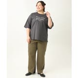 【大きいサイズ】ドロップショルダーロゴTシャツ | eur3 | 詳細画像26