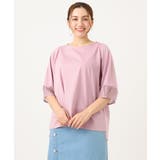 【大きいサイズ】シアーランタンスリーブカットソー | eur3 | 詳細画像2 