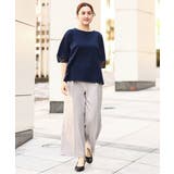 【大きいサイズ】シアーランタンスリーブカットソー | eur3 | 詳細画像24 