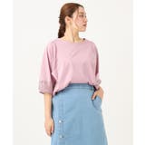 【大きいサイズ】シアーランタンスリーブカットソー | eur3 | 詳細画像3 