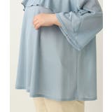 【大きいサイズ】ラッフルカットソー | eur3 | 詳細画像12 